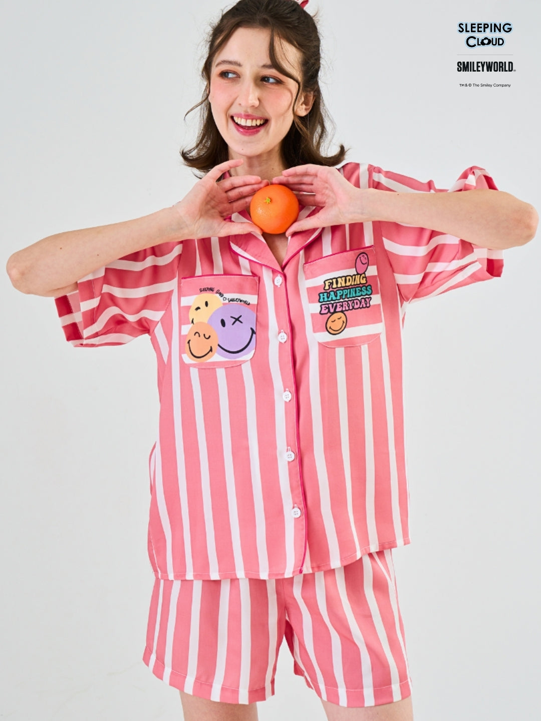 Smiley World Collection - Red Sunday (Short Sleeves + Shorts Set)