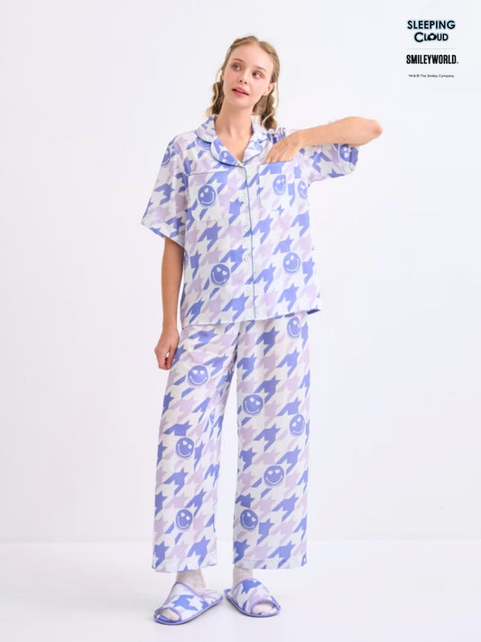 Shinori Collection - Purple (Short Sleeves + Pants Set)