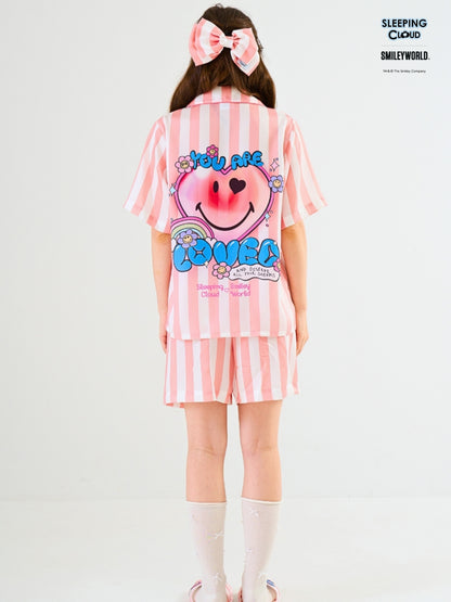 Smiley World Collection - Orange Thursday (Short Sleeves + Shorts Set)