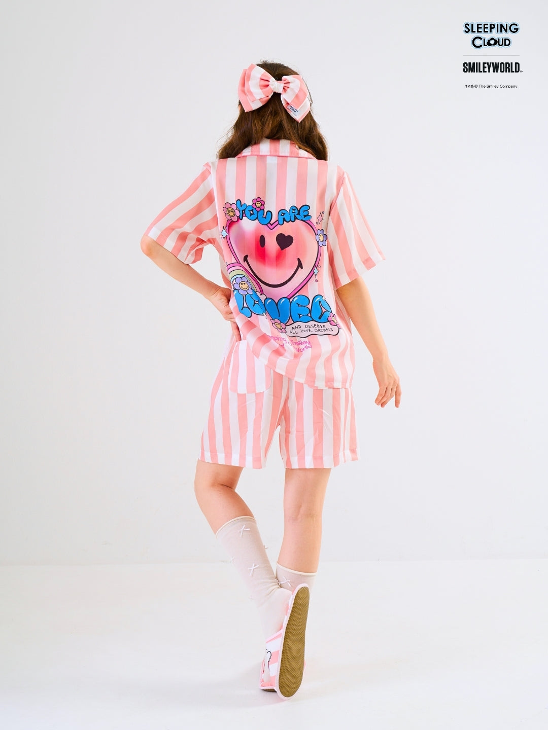 Smiley World Collection - Orange Thursday (Short Sleeves + Shorts Set)