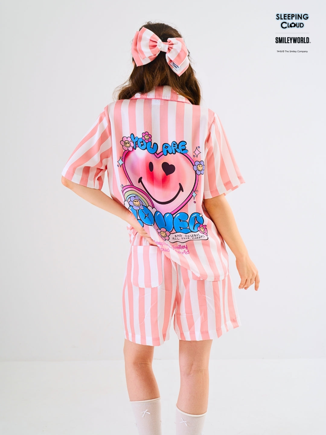 Smiley World Collection - Orange Thursday (Short Sleeves + Shorts Set)