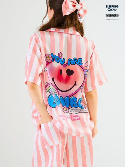 Smiley World Collection - Orange Thursday (Short Sleeves + Shorts Set)