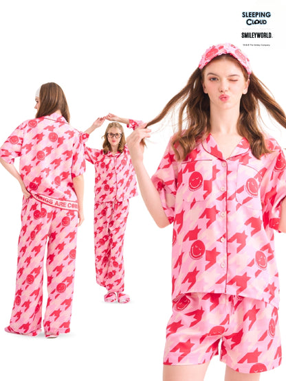 Shinori Collection - Red (Short Sleeves + Pants Set)