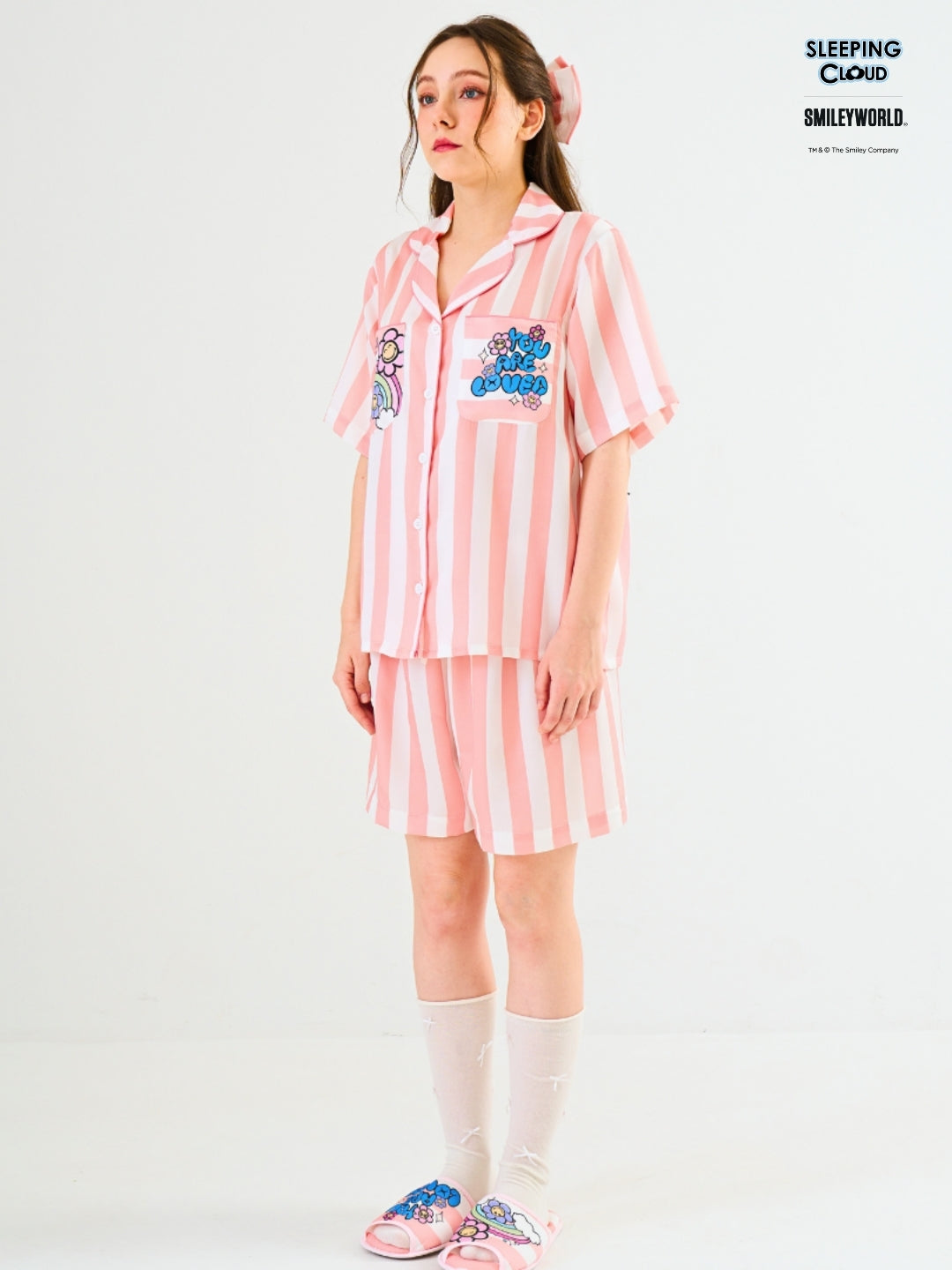 Smiley World Collection - Orange Thursday (Short Sleeves + Shorts Set)