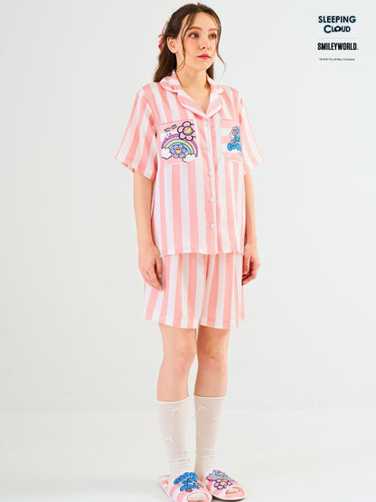 Smiley World Collection - Orange Thursday (Short Sleeves + Shorts Set)