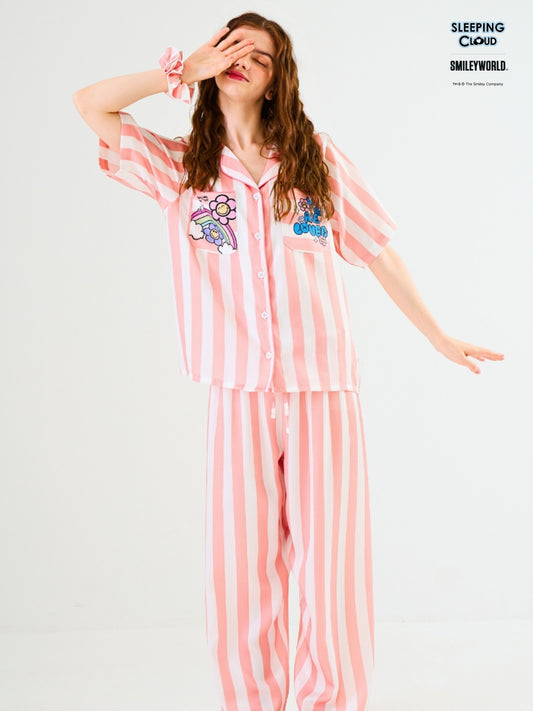 Smiley World Collection - Orange Thursday (Short Sleeves + Pants Set)