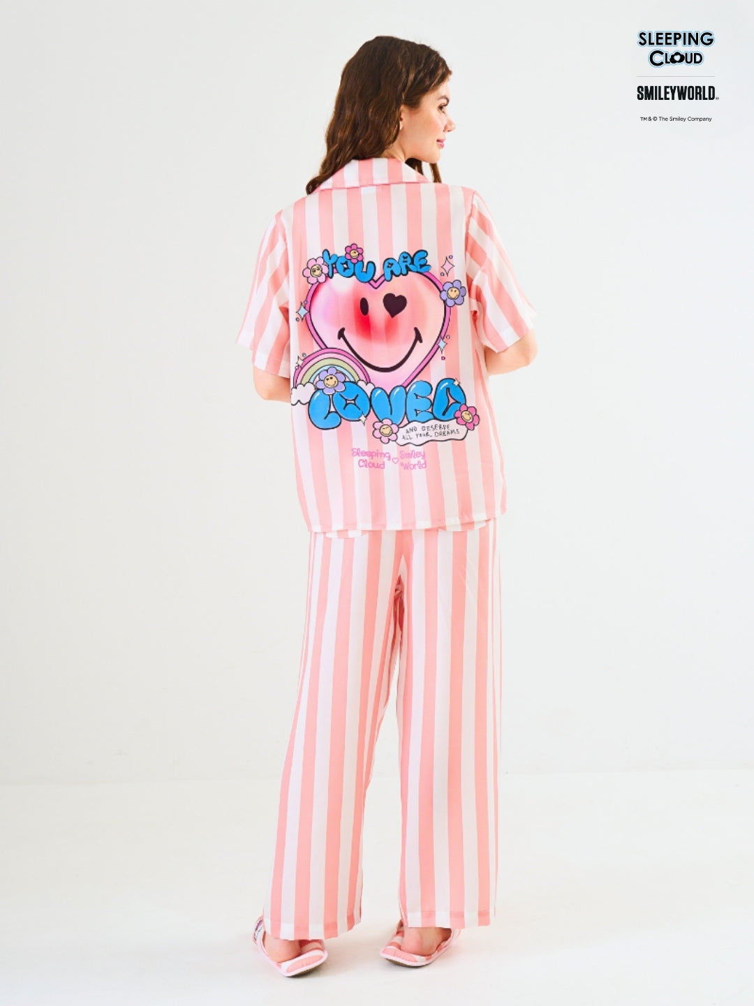 Smiley World Collection - Orange Thursday (Short Sleeves + Pants Set)